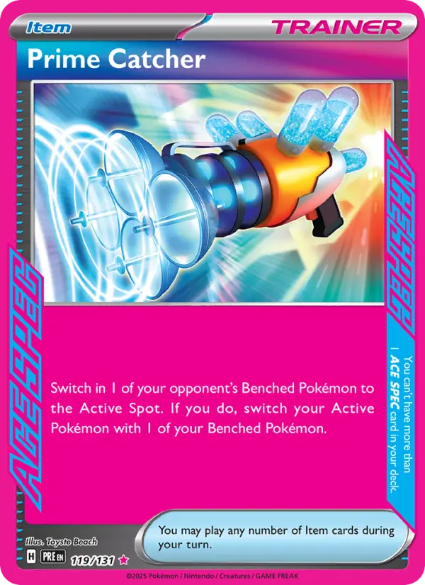 Prime Catcher, Pokémon card