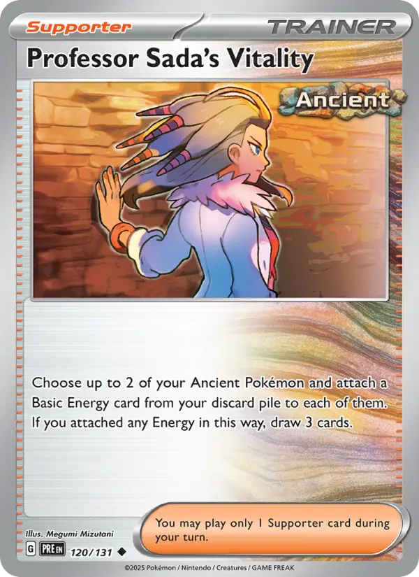 Professor Sada's Vitality, Pokémon card