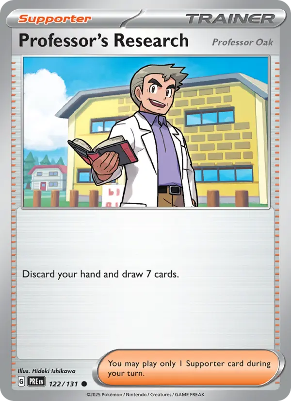 Professor's Research, Pokémon card