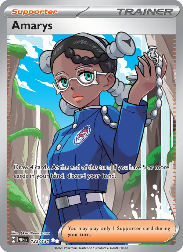Amarys, Pokémon card