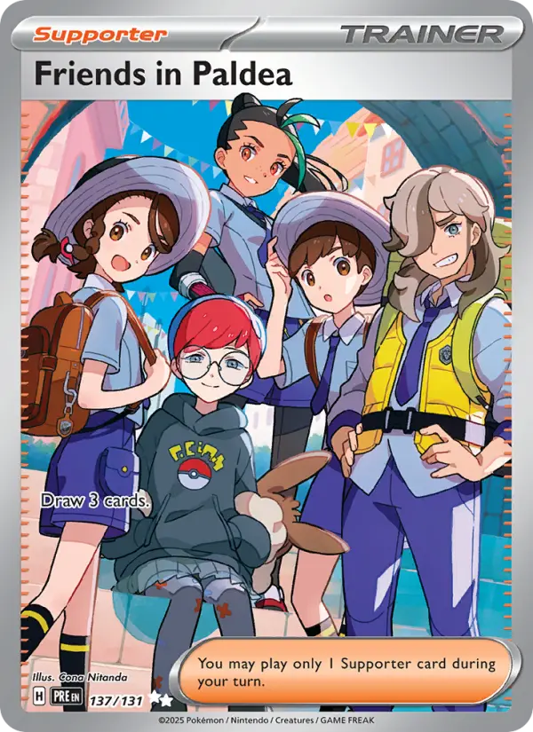Friends in Paldea, Pokémon card