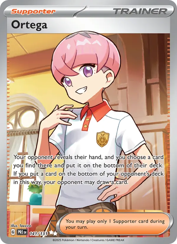 Ortega, Pokémon card