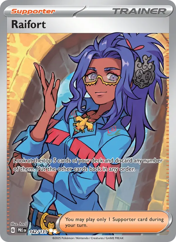 Raifort, Pokémon card