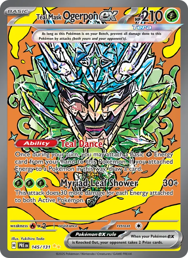 Teal Mask Ogerpon ex, Pokémon card