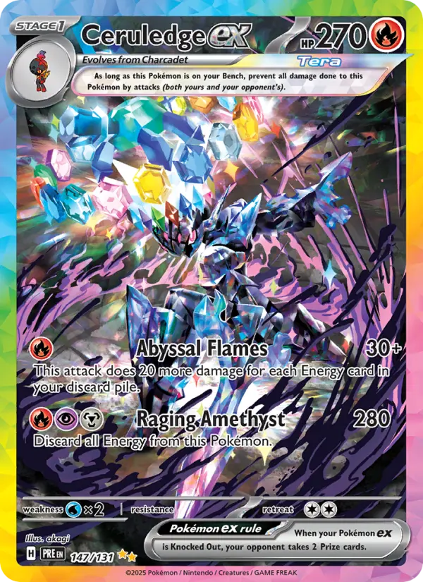 Ceruledge, Pokémon card