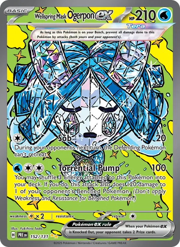 Wellspring Mask Ogerpon ex, Pokémon card