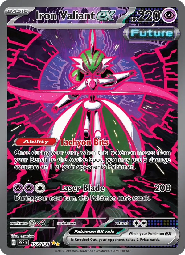 Iron Valiant ex, Pokémon card
