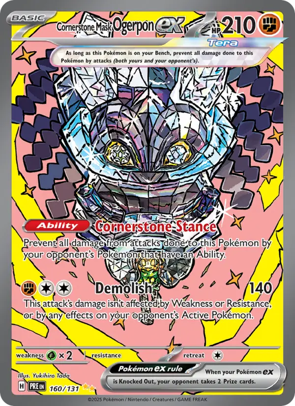 Cornerstone Mask Ogerpon ex, Pokémon card