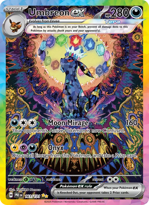Umbreon ex, Pokémon card