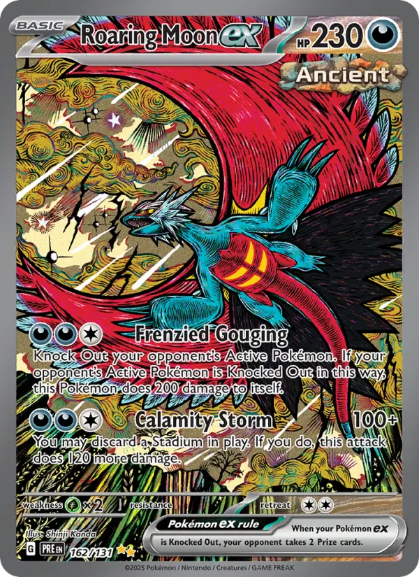 Roaring Moon ex, Pokémon card