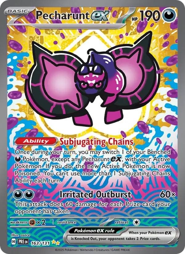Pecharunt ex, Pokémon card