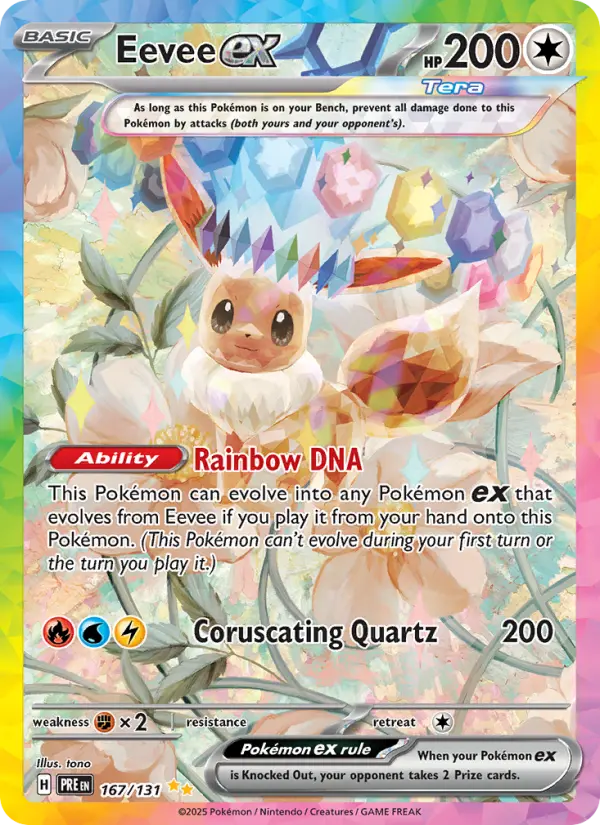 Eevee, Pokémon card