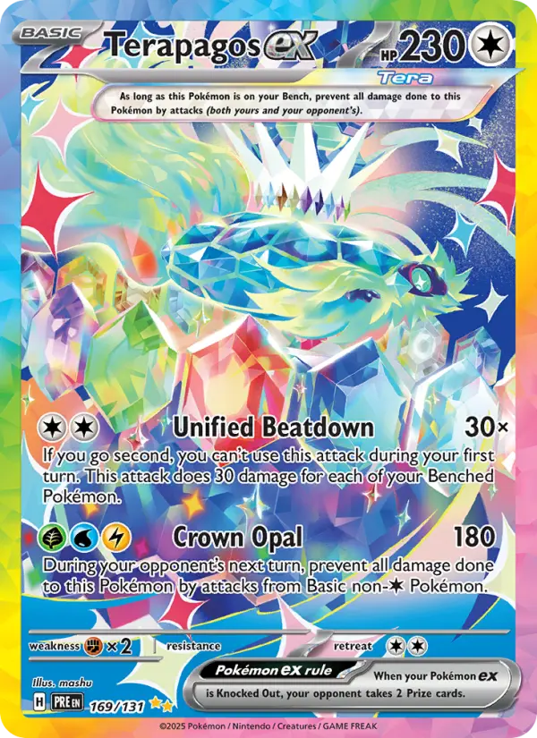 Terapagos ex, Pokémon card