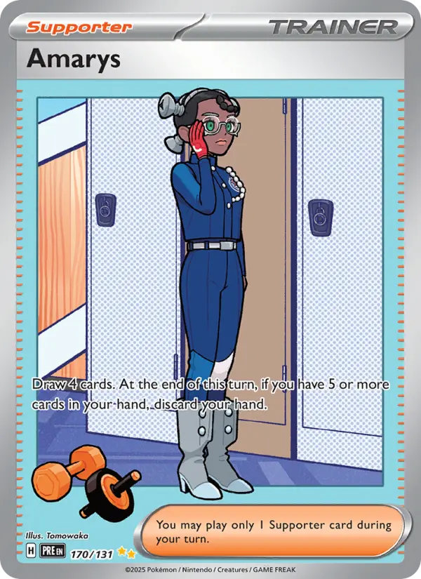 Amarys, Pokémon card