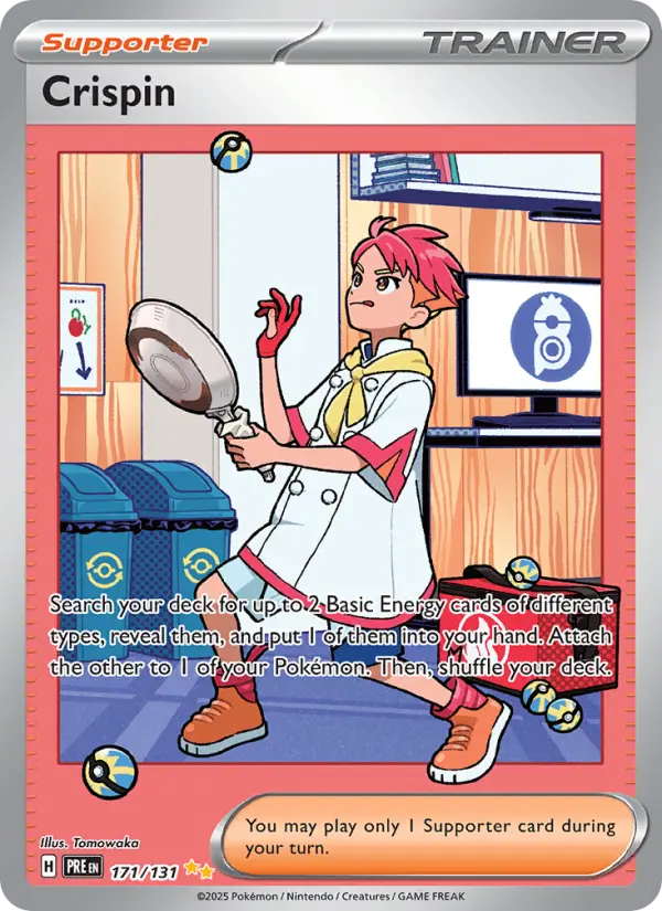 Crispin, Pokémon card