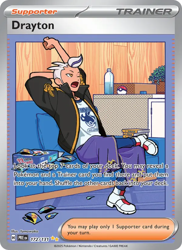 Drayton, Pokémon card
