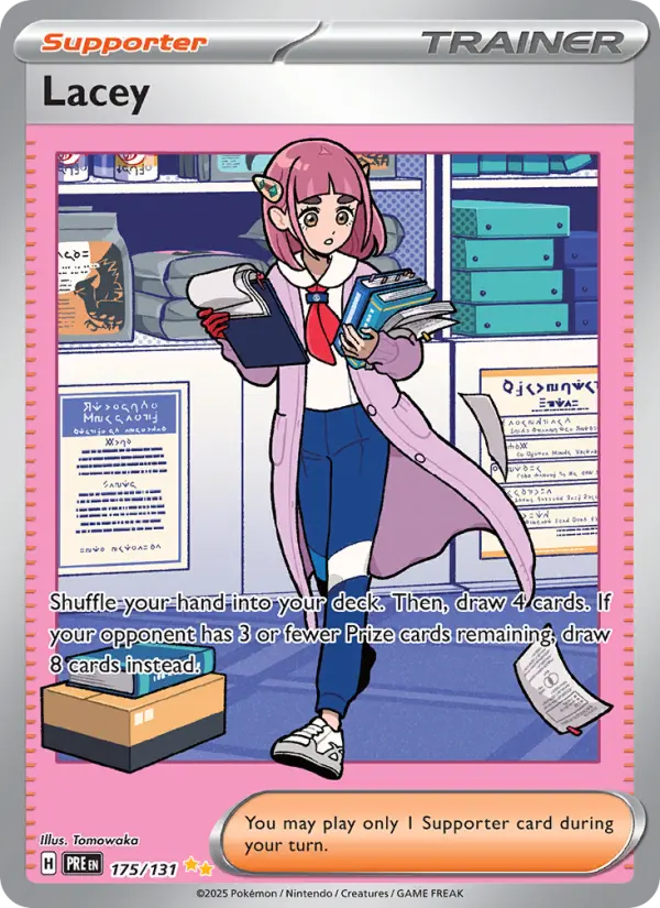 Lacey, Pokémon card