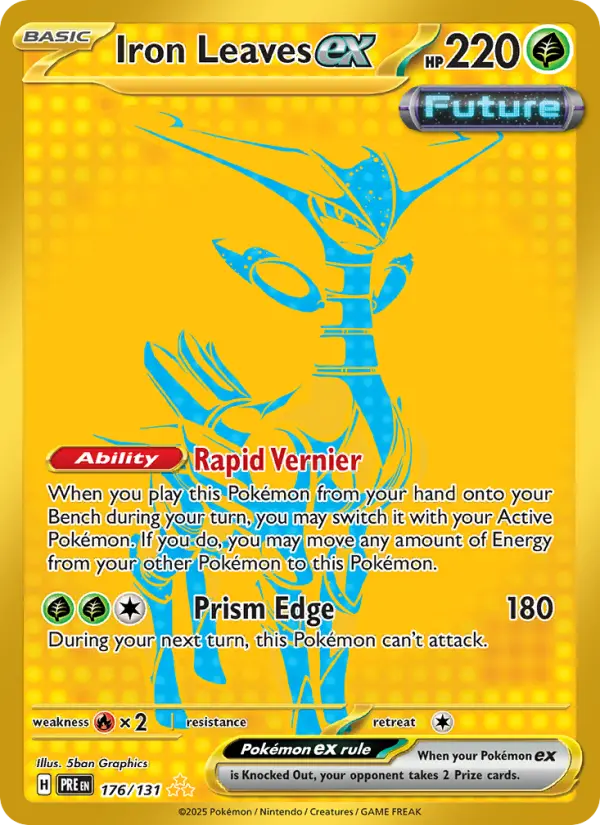 Iron Leaves ex, Pokémon card