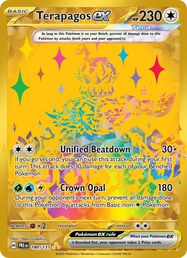 Terapagos ex, Pokémon card