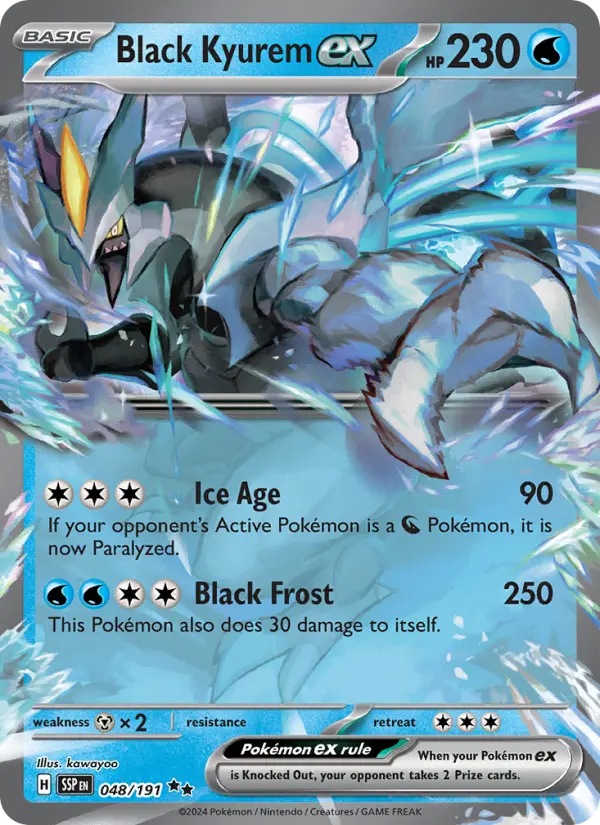 Black Kyurem ex, Pokémon card