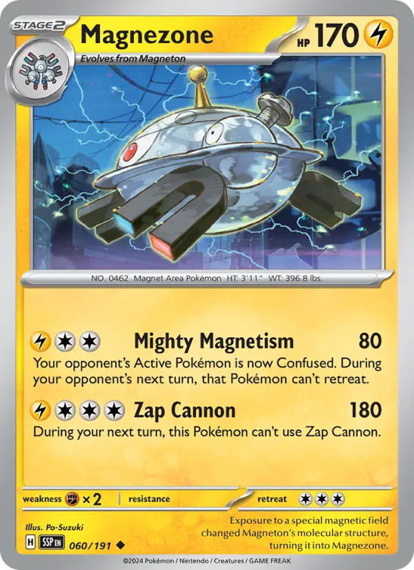 Magnezone, Pokémon card