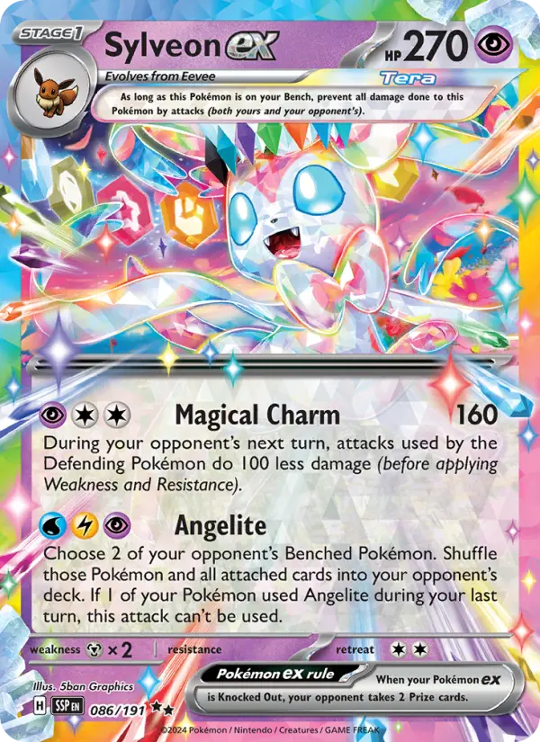 Sylveon ex, Pokémon card