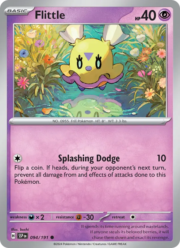 Flittle, Pokémon card