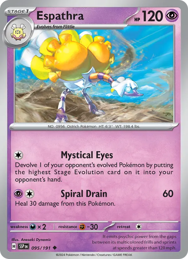 Espathra, Pokémon card