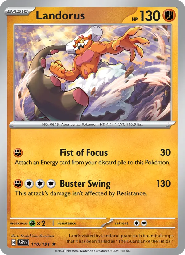 Landorus, Pokémon card