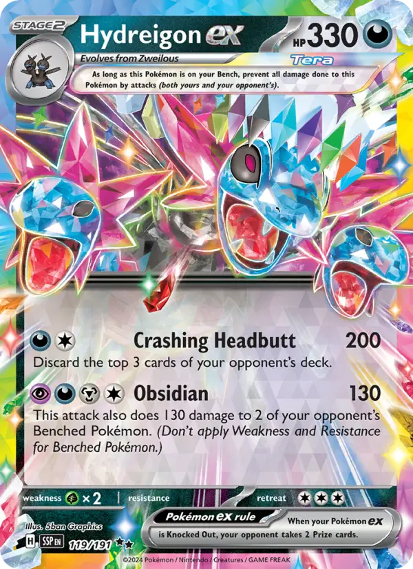 Hydreigon ex, Pokémon card