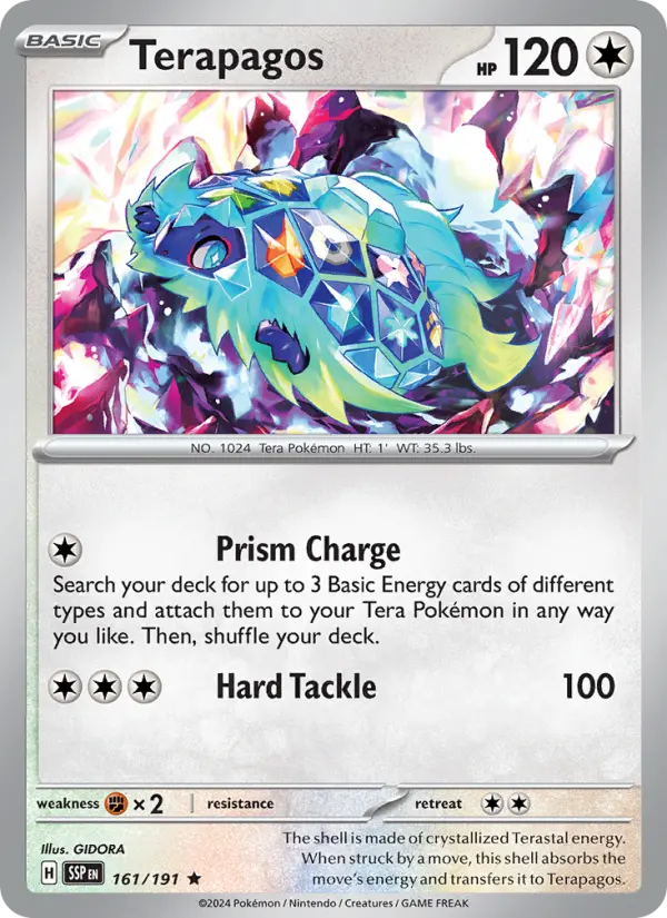 Terapagos, Pokémon card