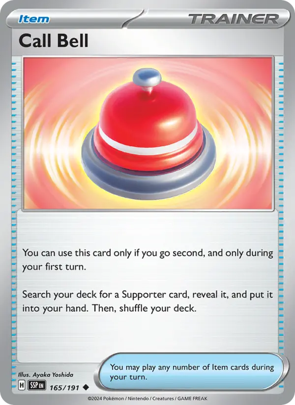 Call Bell, Pokémon card