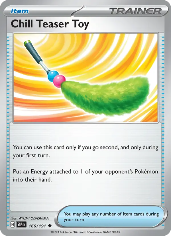 Chill Teaser Toy, Pokémon card