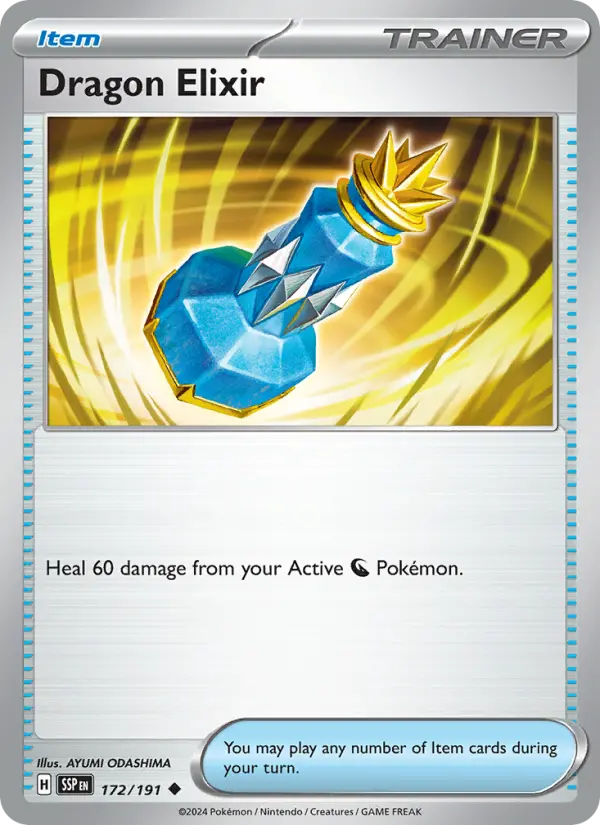 Dragon Elixir, Pokémon card