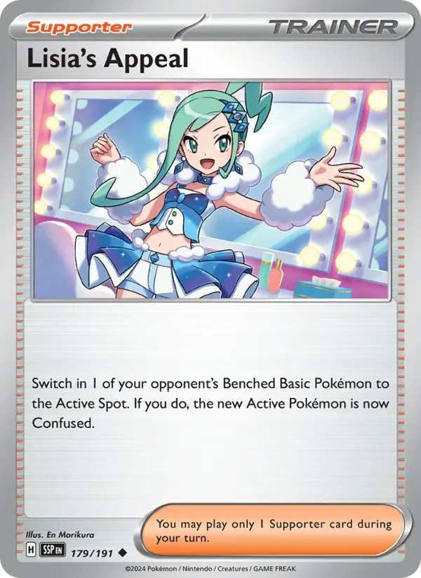 Lisia's Appeal, Pokémon card