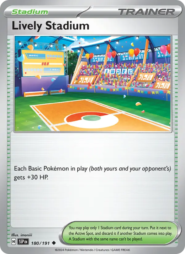 Lively Stadium, Pokémon card