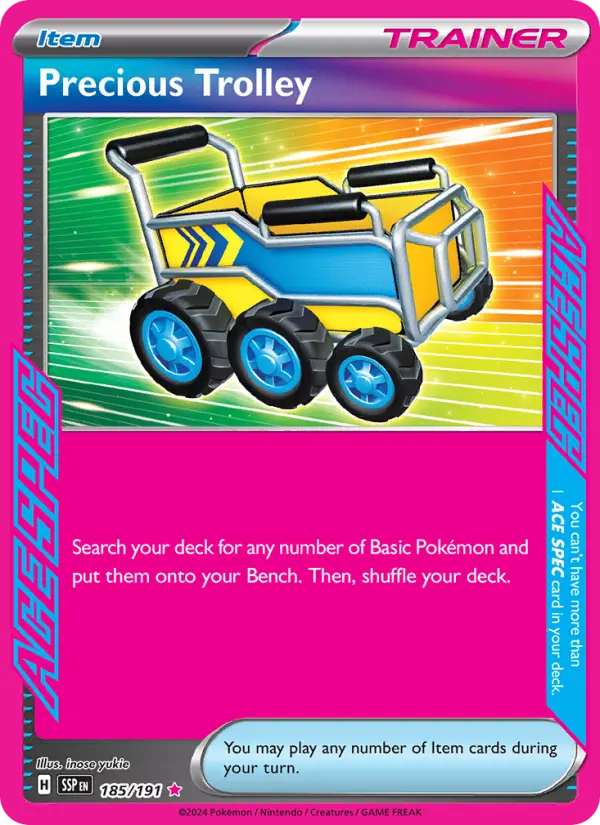 Precious Trolley, Pokémon card