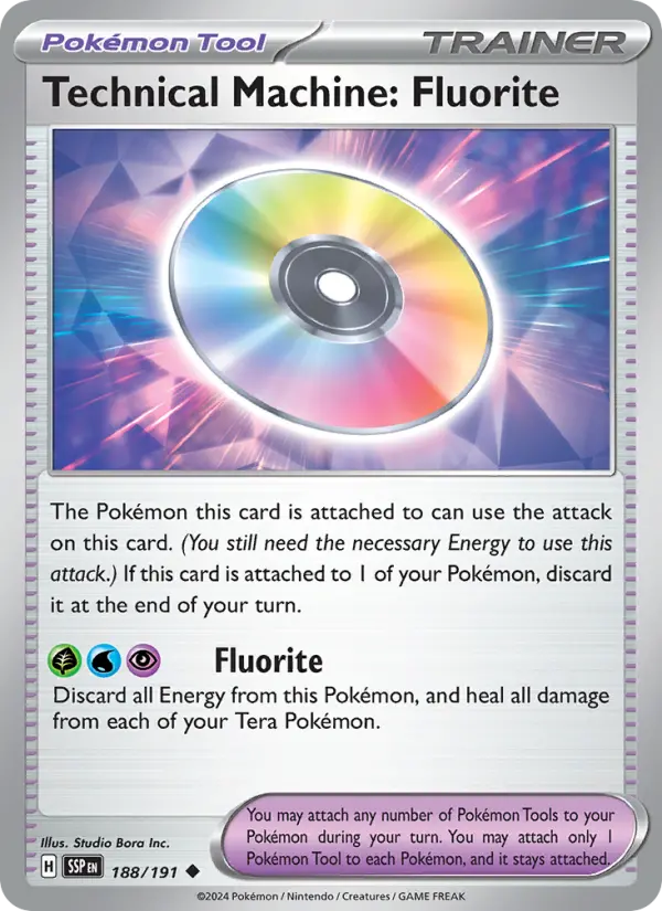 Technical Machine: Fluorite, Pokémon card