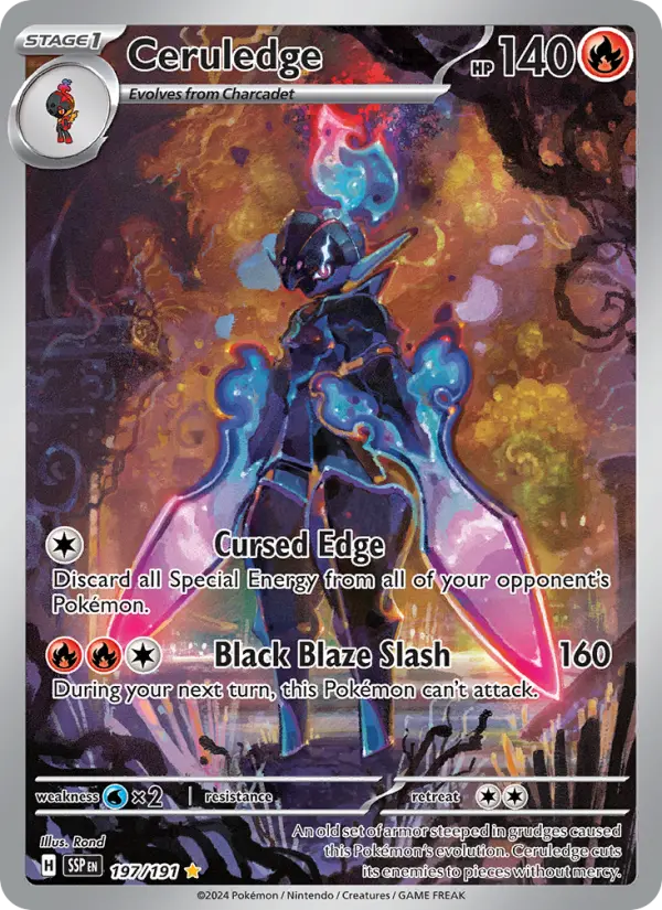 Ceruledge, Pokémon card