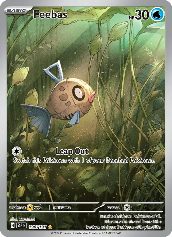 Feebas, Pokémon card