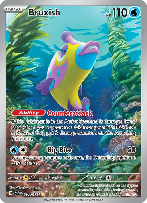 Bruxish, Pokémon card