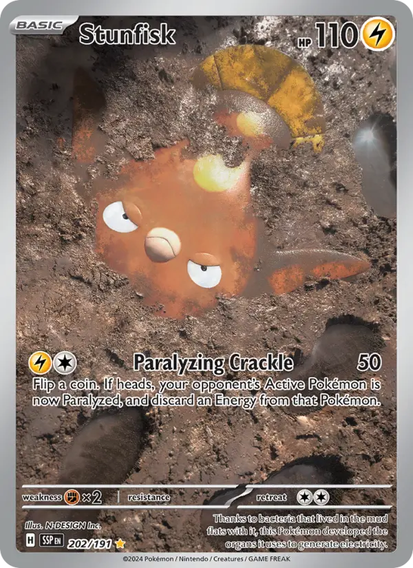 Stunfisk, Pokémon card