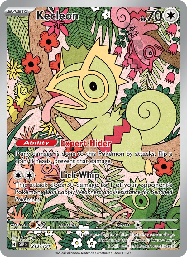Kecleon, Pokémon card