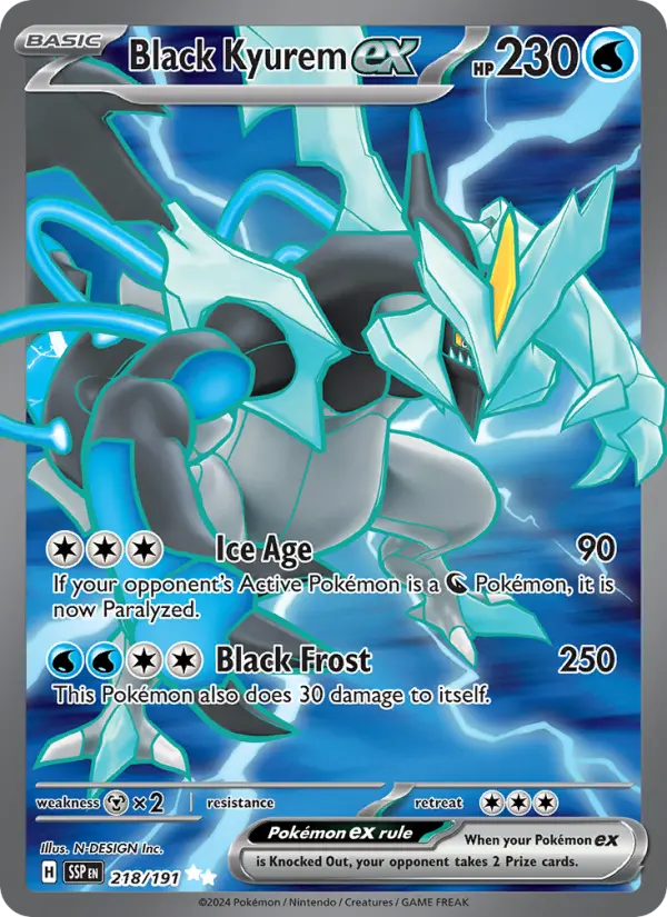 Black Kyurem ex, Pokémon card