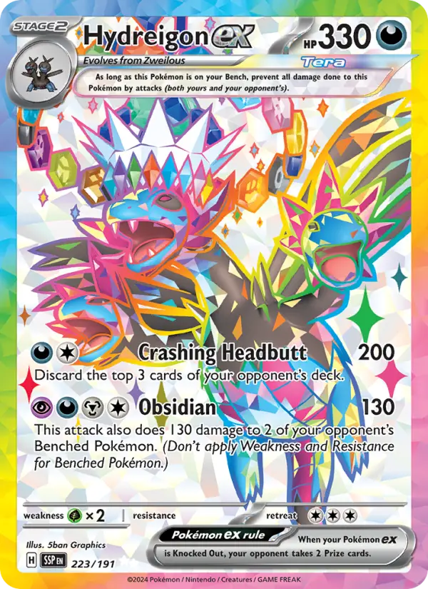 Hydreigon ex, Pokémon card