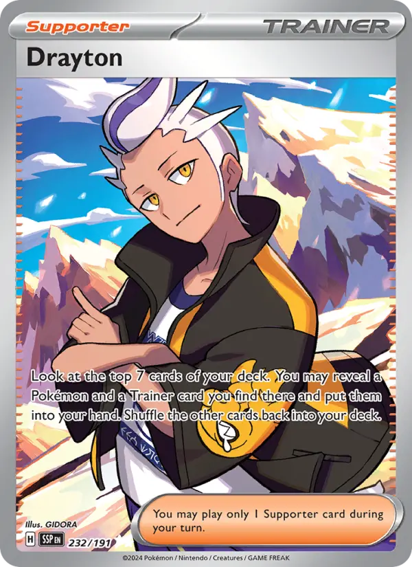 Drayton, Pokémon card