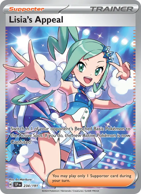 Lisia's Appeal, Pokémon card