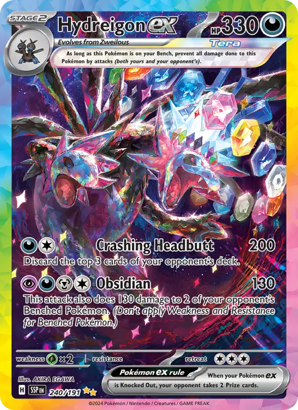 Hydreigon ex, Pokémon card