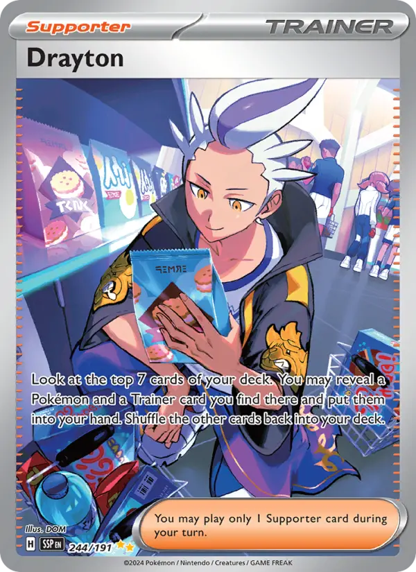 Drayton, Pokémon card