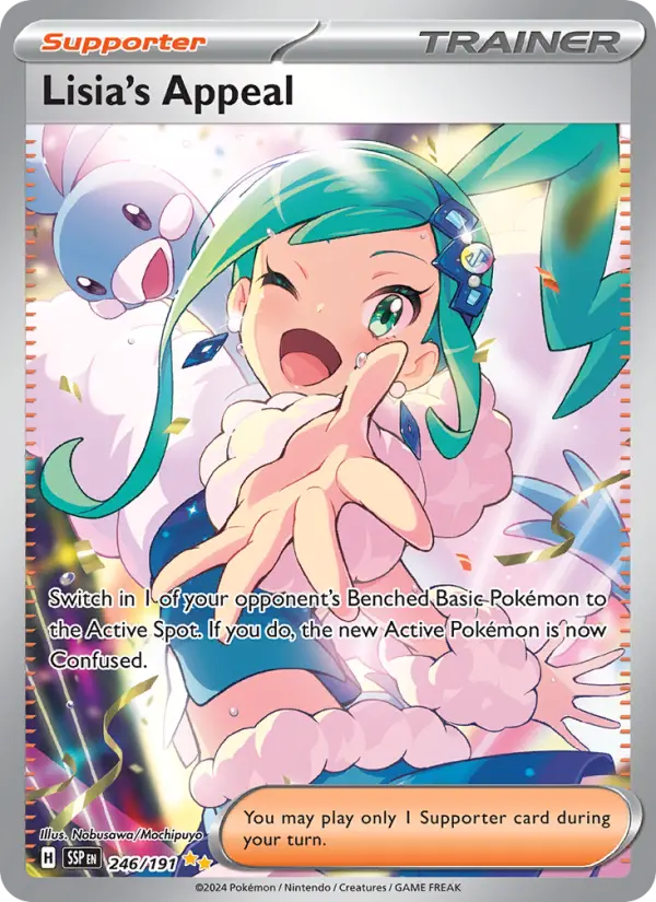 Lisia's Appeal, Pokémon card